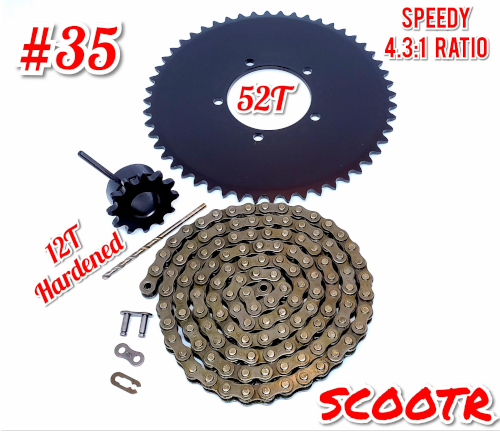 Cobra VII gas scooter 5m 60 tooth Sprocket The Rock Nuke Dynamite III Lowrider
